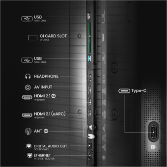 Hisense 55U8Q sw Mini LED-TV 
