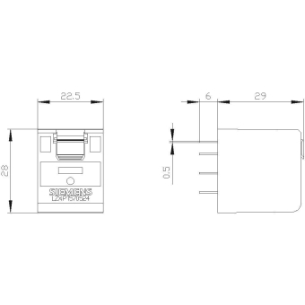 Siemens LZX:PT570524 Steckrelais 4W 