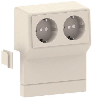 GGK Geräteträger Schuko 2fach mit   1935 