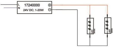 BRUM LED-Netzgerät 24V 20W IP20 17240000 