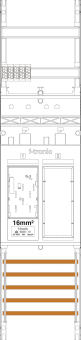 f-tronic Zählerfeld 1-feldrig     ER6-16 
