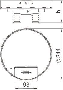 OBO RKSRN2UZD3R4MS25 Runde Kassette 