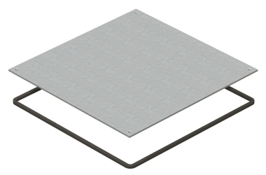 OBO DUF 350-2 Blinddeckel UZD350-2/3 