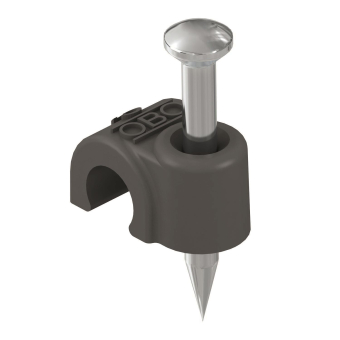 OBO 2008 25 SW ISO-Nagel-Clip 8mm L25 PP 