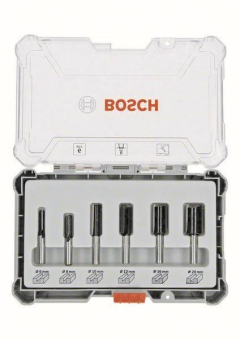 Bosch 2607017466 6tlg    6 TLG NUTFRÄSER 