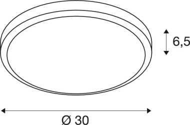 SLV AINOS Deckenleuchte LED 3000K 229971 