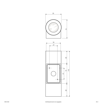EVN P-LED Wandanbau -2-flmg.   C65141002 