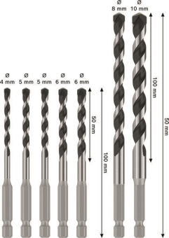 Bosch PRO HEX-5 Bohrer-Set    2608707005 