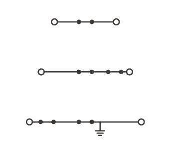 WAGO 2002-3228 Dreistockklemme, 
