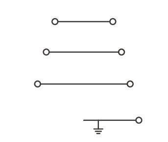 WAGO 281-530 Vierstock-Reihenklemme, 