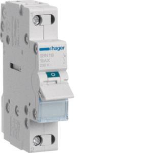 Hager Ausschalter 16A 1Schließer  SBN116 