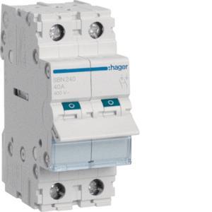 Hager Ausschalter 40A 2Schließer  SBN240 