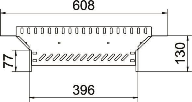 OBO RAA 840 FS Anbau-Abzweigstück 