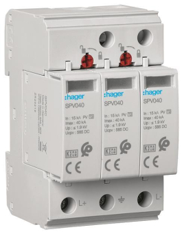 Hager Überspannungsableiter T2 3P SPV340 