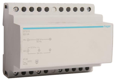 Hager Sicherheitstrafo 230V/12V    ST315 
