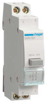 Hager Taster 16A 2Schließer       SVN331 