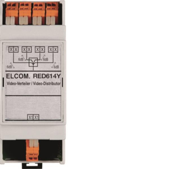 ELCOM Videoverteiler 4-fach      RED614Y 