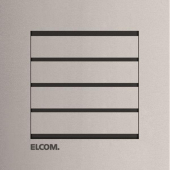 ELCOM Audio Modul 2D Edelstahl   REN410Y 