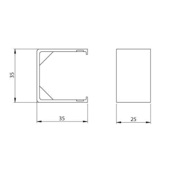 Unex Verbindungsstück reinweiß  31510-02 