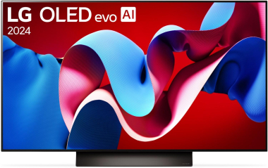 LG OLED48C47LA sw OLED-TV evo 