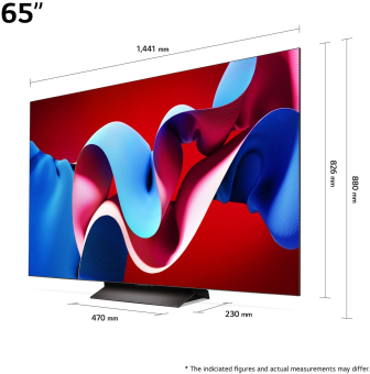 LG OLED65C47LA sw OLED-TV evo 