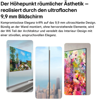 LG OLED83W69LA si/anth Wallpaper OLED-TV 