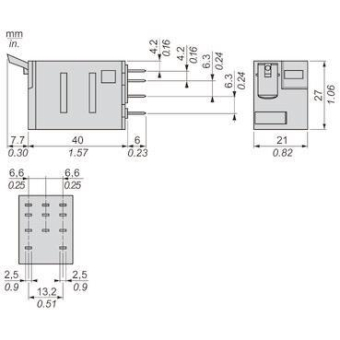 Schneider Miniaturrelais 3W    RXM3AB1B7 