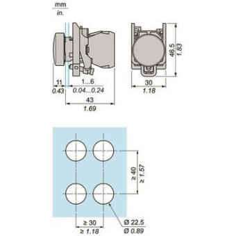 GS ATEX LEUCHTMELDER GN 240V   XB4BVM3EX 