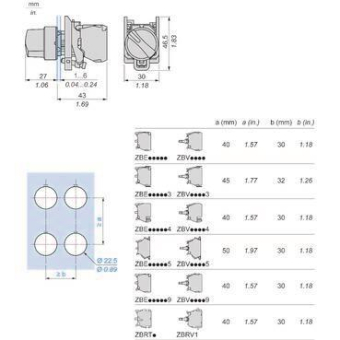 Schneider Leuchtwahlschalter  XB4BK133G5 