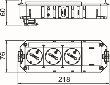 OBO UTC4 G W3 Universalträger Connect 
