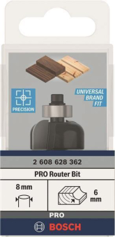 Bosch Hohlkehlfräser 8mm R1   2608628362 