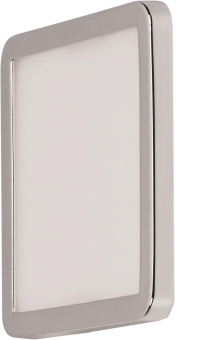 Lightme LED Diffusor eckig Chrom LM85482 