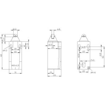 Siemens 3SE52320HD03 SIRIUS Pos.Schalter 