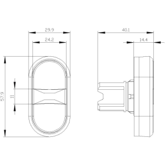 Siemens 3SU10513AB420AK0 Doppeldruck- 