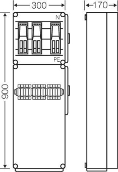 Hensel Ladeverteiler     Mi EV 44kW 0000 
