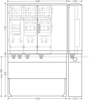 Hensel Ladeverteiler f. Mi EV 200kW 2010 