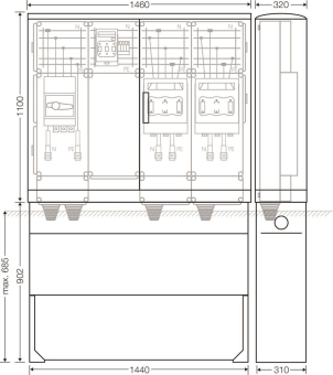 Hensel Ladeverteiler f. Mi EV 200kW 2011 