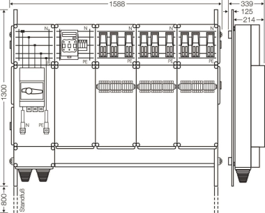 Hensel Ladeverteiler     Mi EV 44kW 9001 