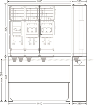 Hensel Ladeverteiler f. Mi EV 200kW 2010 