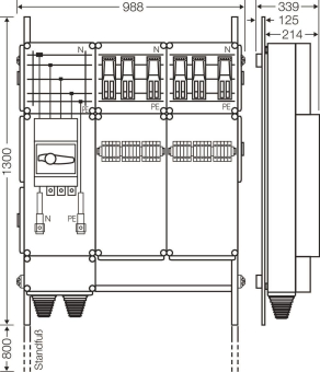 Hensel Ladeverteiler     Mi EV 44kW 6000 
