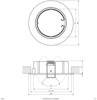 EVN Halogen-NV-Einbauleuchte      515013 