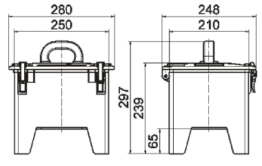 BALS CEE-Vollgummi-Standverteiler   5226 