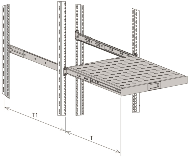 EFB 19" 1HE Fachboden        691651AGR.6 