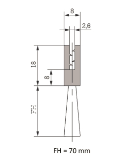 EFB Bürstenleiste f.Stand-      691662.1 
