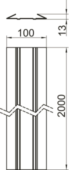 OBO FLK-BS2 Flexkanal-Bodenschiene 