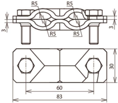 DEHN Sv-Klemme St/Tzn             308060 