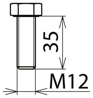 DEHN 561935 SKSM12X35V2A  SKS M12X35 V2A 