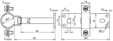 Dehn 275450 LH ZS LH ZS 27 EX W85 BP V2A 