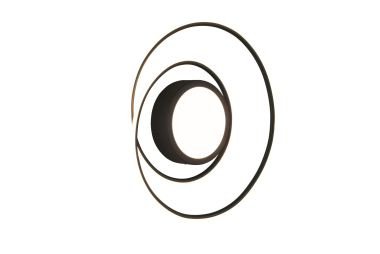 TRIO Deckenleuch. YAVA Schwarz 672310232 