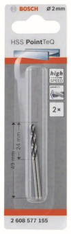 Bosch HSS-Spiralbohrer PointTeQ 